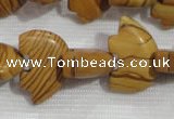 CFG795 12.5 inches 14*18mm carved animal grain stone beads