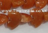CFG797 12.5 inches 14*18mm carved animal red aventurine beads