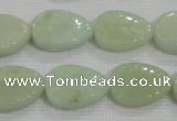 CFG815 12.5 inches 15*20mm carved leaf amazonite beads wholesale