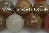CFJ205 15.5 inches 14mm round fancy jasper beads wholesale