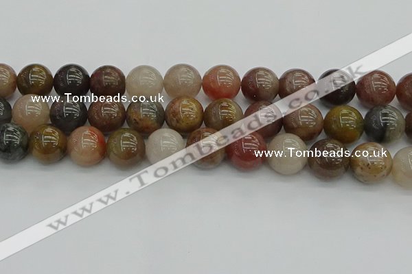 CFJ205 15.5 inches 14mm round fancy jasper beads wholesale