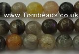 CFJ211 15.5 inches 6mm faceted round fancy jasper beads wholesale