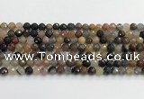 CFJ217 15.5 inches 6mm faceted round fancy jasper beads