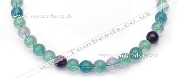 CFL02 6mm AA grade round natural fluorite beads Wholesale