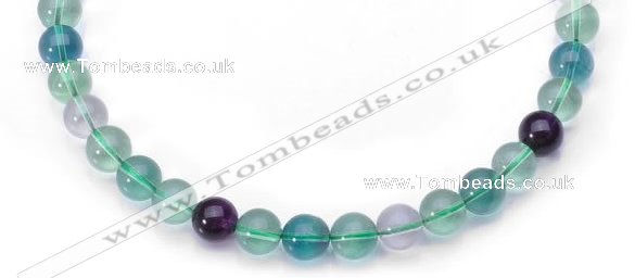 CFL03 AA grade 8mm round natural fluorite beads Wholesale