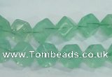 CFL100 15.5 inches 8*8mm cube natural green fluorite gemstone beads