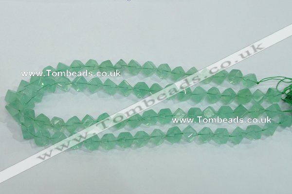 CFL100 15.5 inches 8*8mm cube natural green fluorite gemstone beads