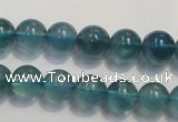 CFL1002 15.5 inches 8mm round blue fluorite beads wholesale