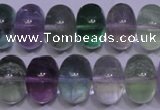CFL1071 15 inches 10*16mm rondelle natural fluorite gemstone beads