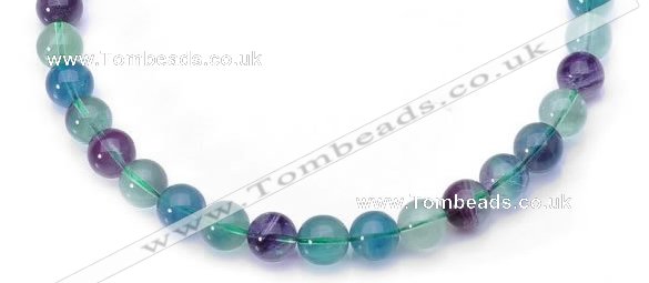 CFL11 16 inch 4mm round A- grade natural fluorite bead Wholesale