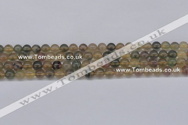 CFL1103 15.5 inches 10mm round yellow fluorite gemstone beads