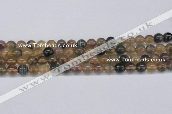 CFL1105 15.5 inches 14mm round yellow fluorite gemstone beads