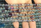 CFL1130 15.5 inches 6mm round fluorite gemstone beads wholesale