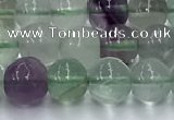 CFL1135 15.5 inches 6mm round fluorite beads wholesale