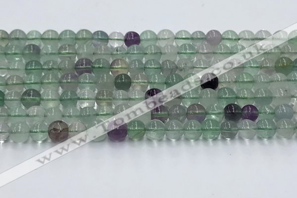 CFL1135 15.5 inches 6mm round fluorite beads wholesale