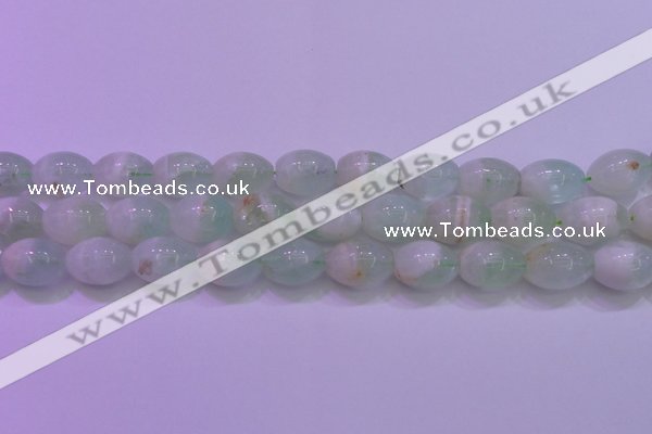 CFL1204 15.5 inches 12*16mm rice green fluorite gemstone beads