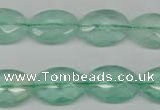 CFL126 15.5 inches 13*18mm faceted oval green fluorite beads