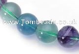 CFL13 16 inch A- grade 8mm round natural fluorite bead Wholesale