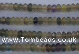 CFL140 15.5 inches 3*6mm faceted rondelle yellow fluorite beads