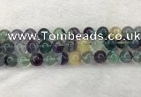 CFL1454 15.5 inches 12mm round fluorite beads wholesale