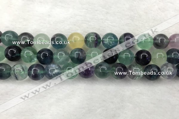 CFL1455 15.5 inches 14mm round fluorite beads wholesale