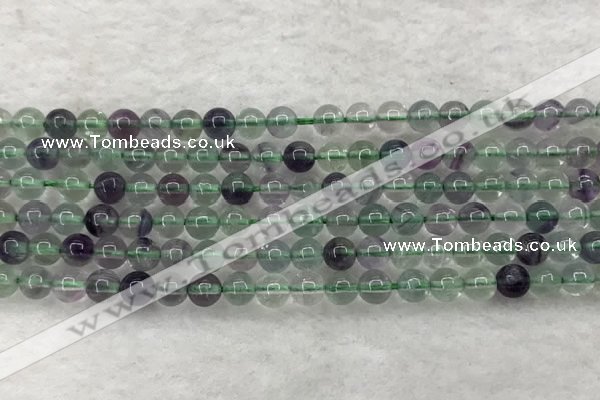 CFL1460 15.5 inches 4mm round A grade fluorite gemstone beads