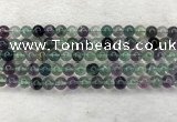 CFL1462 15.5 inches 8mm round A grade fluorite gemstone beads