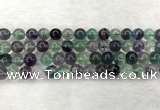 CFL1463 15.5 inches 10mm round A grade fluorite gemstone beads