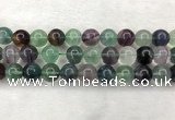 CFL1466 15.5 inches 16mm round A grade fluorite gemstone beads