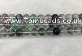 CFL1475 15.5 inches 13mm round AA grade fluorite gemstone beads