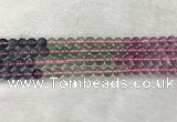 CFL1490 15.5 inches 8mm round rainbow fluorite gemstone beads