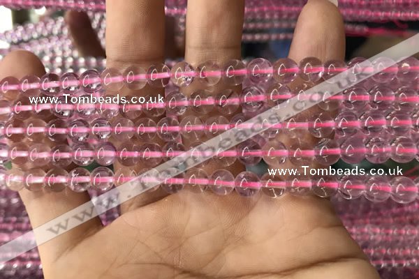 CFL1496 15.5 inches 6mm round purple fluorite gemstone beads