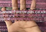 CFL1497 15.5 inches 8mm round purple fluorite gemstone beads