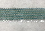 CFL1514 15.5 inches 4mm round blue fluorite gemstone beads