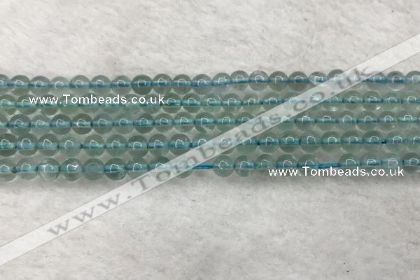 CFL1514 15.5 inches 4mm round blue fluorite gemstone beads