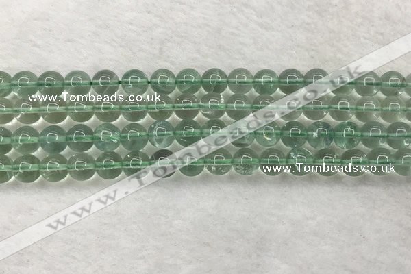 CFL1523 15.5 inches 8mm round green fluorite gemstone beads