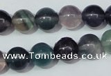 CFL153 15.5 inches 12mm round natural fluorite gemstone beads wholesale