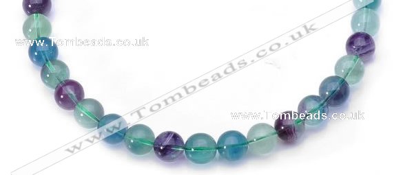 CFL16  A- grade 14mm round natural fluorite gemstone beads
