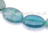 CFL20 10*14mm oval A- grade natural fluorite beads Wholesale