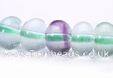 CFL45 4*6mm roundel B grade natural fluorite beads Wholesale