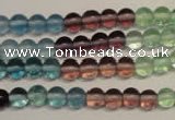 CFL551 15.5 inches 6mm round fluorite gemstone beads wholesale