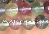 CFL582 15.5 inches 8mm round AAAA grade fluorite gemstone beads