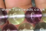 CFL583 15.5 inches 10mm round AAAA grade fluorite gemstone beads