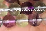 CFL587 15.5 inches 8mm round AAAAA grade fluorite gemstone beads