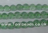 CFL602 15.5 inches 8mm round AB grade green fluorite beads wholesale