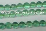 CFL612 15.5 inches 8mm round A grade green fluorite beads wholesale