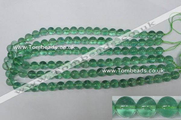 CFL613 15.5 inches 10mm round A grade green fluorite beads wholesale