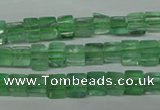 CFL631 15.5 inches 6*6mm cube green fluorite beads wholesale