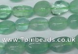 CFL655 15.5 inches 8*10mm - 9*13mm nuggets green fluorite beads