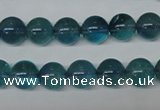 CFL663 15.5 inches 10mm round AB grade blue fluorite beads wholesale